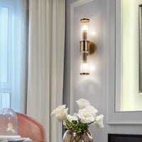 Applique murale Sorya en verre et métal : design moderne | Marco Lucetti