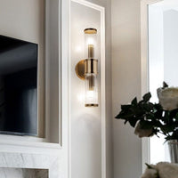 Applique murale Sorya en verre et métal : design moderne | Marco Lucetti