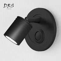 Applique murale Spot LED pour ambiance hôtelière. | Marco Lucetti Noir