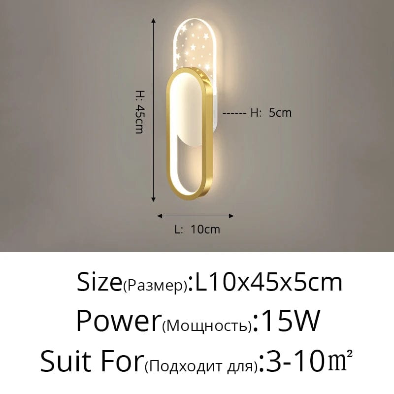 Applique murale Star Luxe Minimaliste Moderne | Marco Lucetti