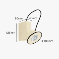 Applique murale Stilnovo Minibox : lumière magnétique pour un design moderne et rétro | Marco Lucetti