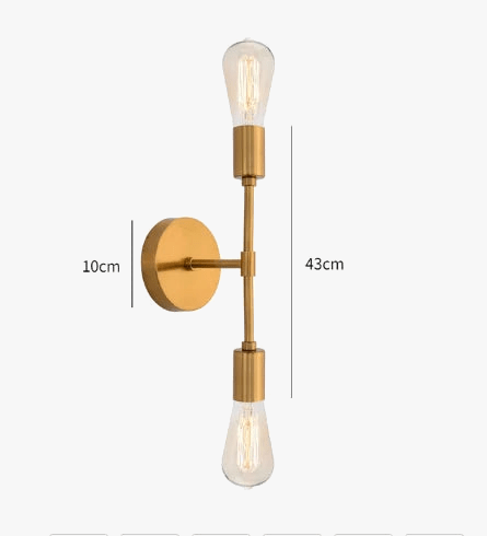 Applique murale style nordique industriel modernisé. | Marco Lucetti