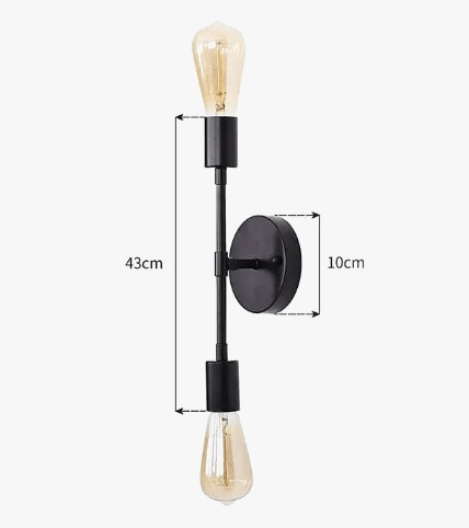 Applique murale style nordique industriel modernisé. | Marco Lucetti