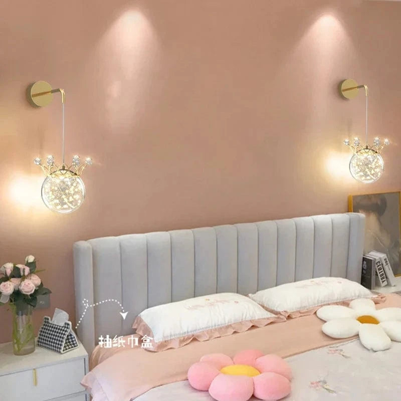 Applique murale suspendue Couronne de cristal | Marco Lucetti