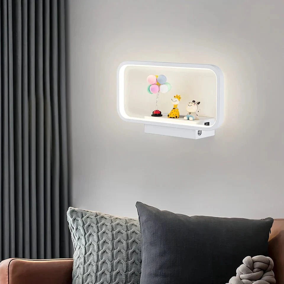 Applique Murale Tactile Moderne avec Variateur et Charge USB Sans Fil | Marco Lucetti