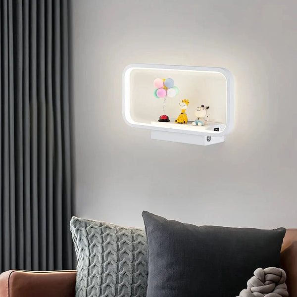 Applique Murale Tactile Moderne avec Variateur et Charge USB Sans Fil | Marco Lucetti