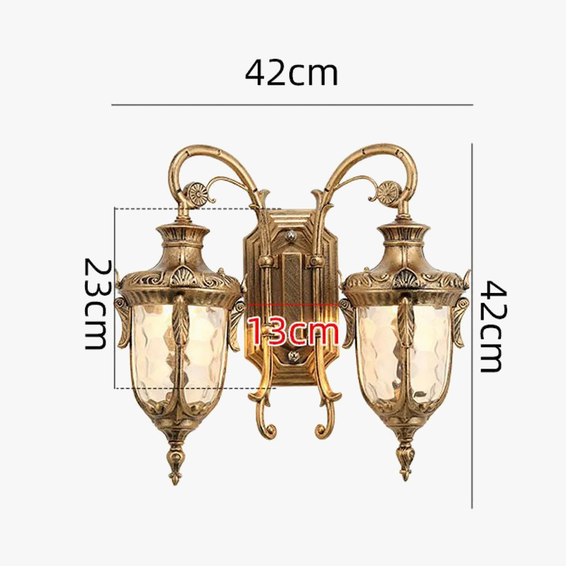 Applique murale Double Tête Waterproof