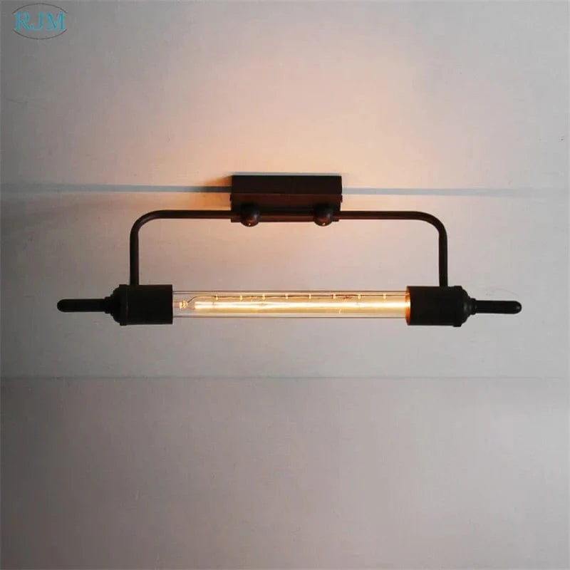 Applique Murale Tube Vapeur Vintage Noir | Marco Lucetti Noir