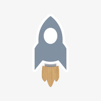 Applique murale Vaisseau Spatial LED - Bowie | Marco Lucetti Gris / Naturelle