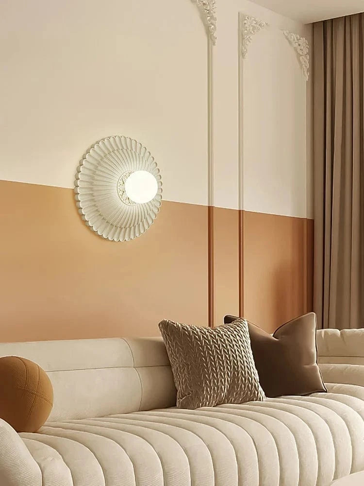 Applique murale Vent de France, crème | Marco Lucetti