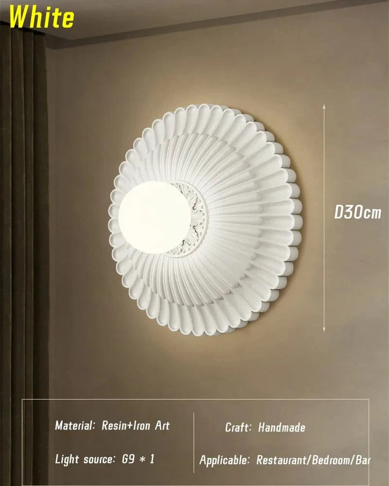 Applique murale Vent de France, crème | Marco Lucetti Blanc / Lumière chaude 3000K