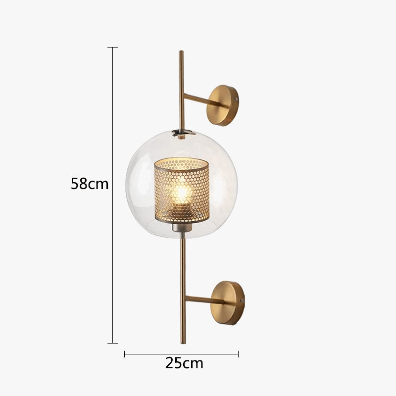 Applique murale verre modernité intégrée | Marco Lucetti