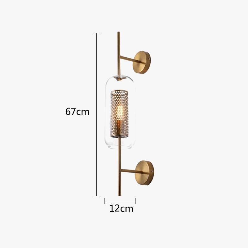 Applique murale verre modernité intégrée | Marco Lucetti