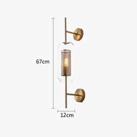 Applique murale verre modernité intégrée | Marco Lucetti