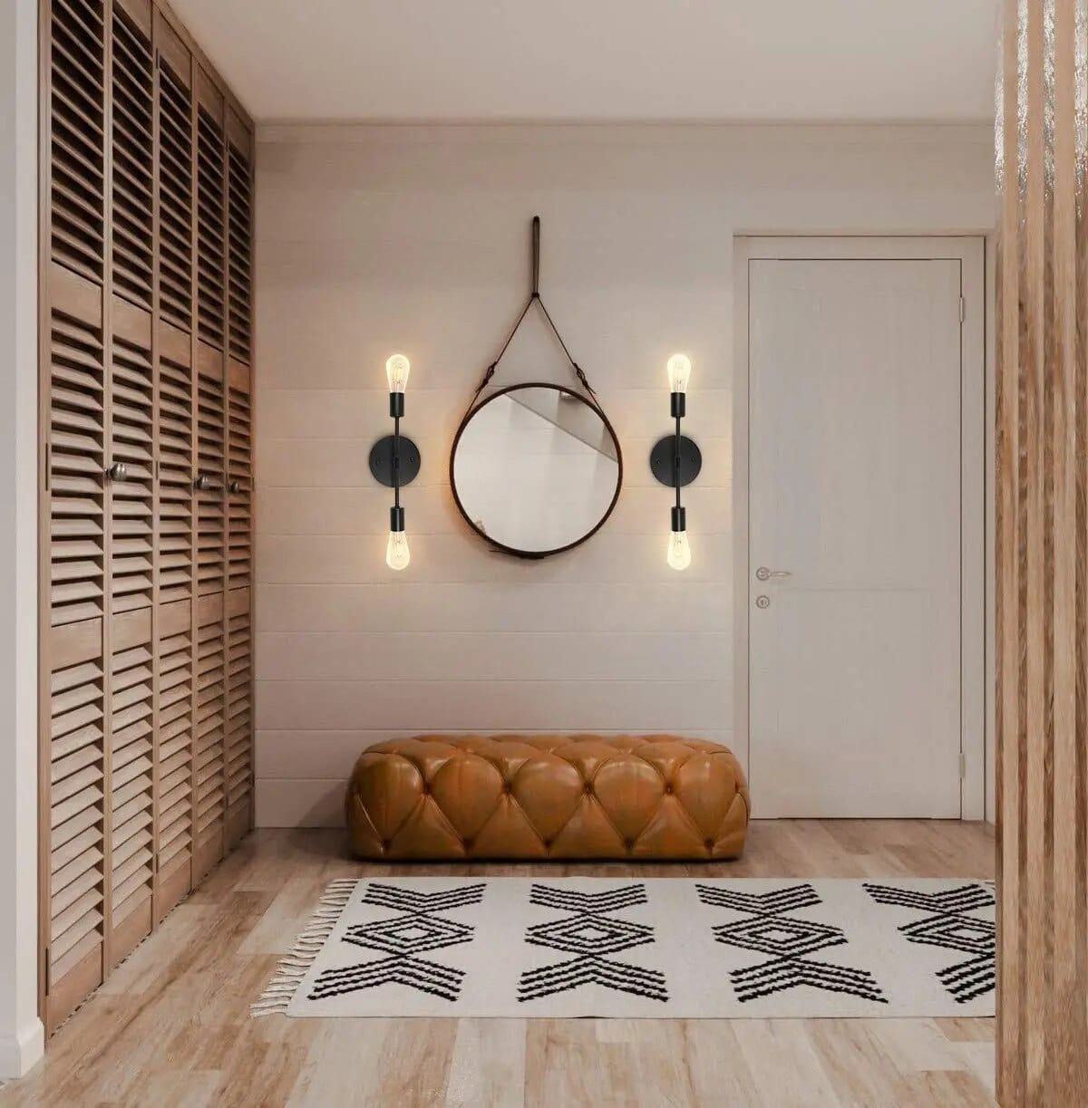 Applique murale Vintage 2 Bras - Style Rétro | Marco Lucetti