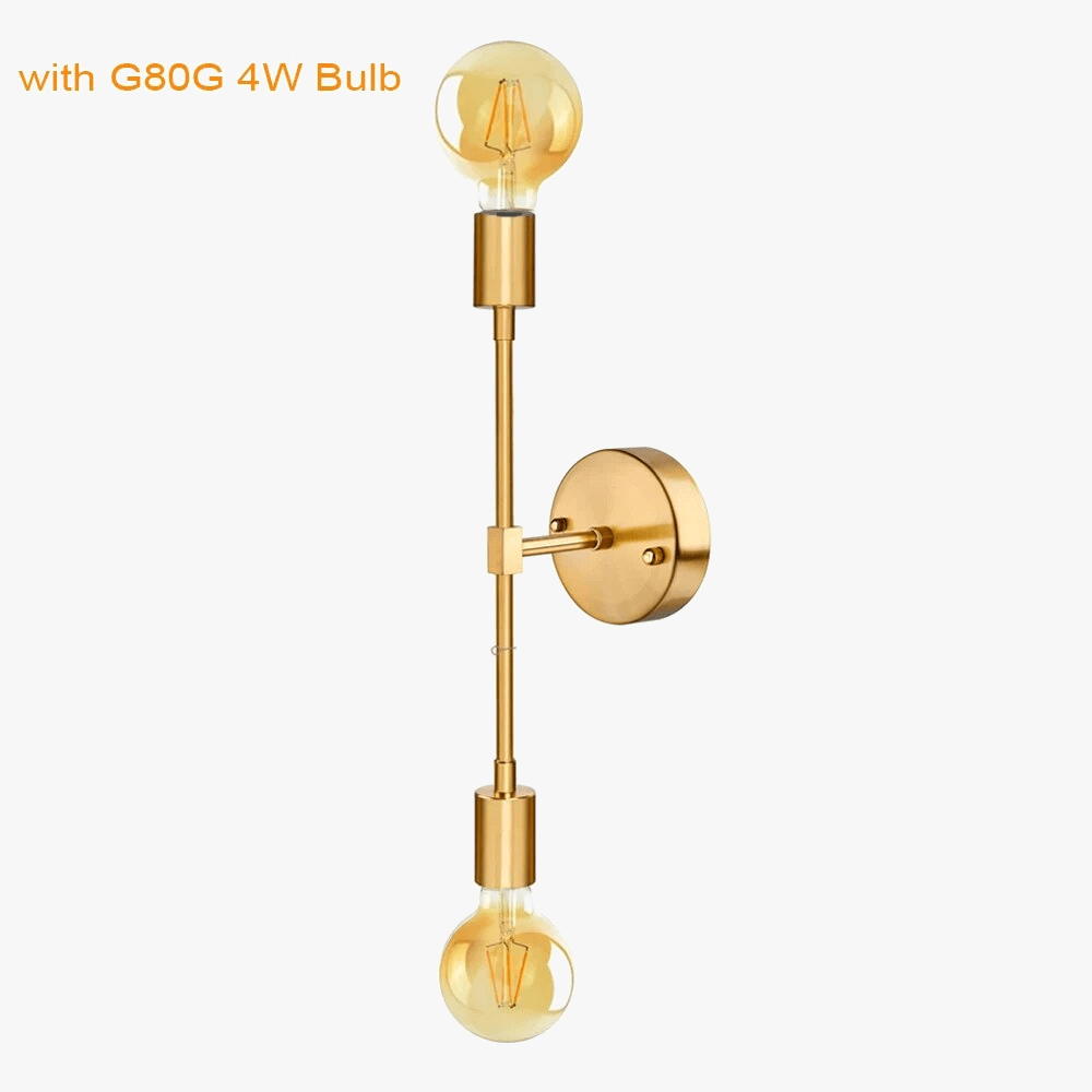 Applique murale Vintage 2 Bras - Style Rétro | Marco Lucetti