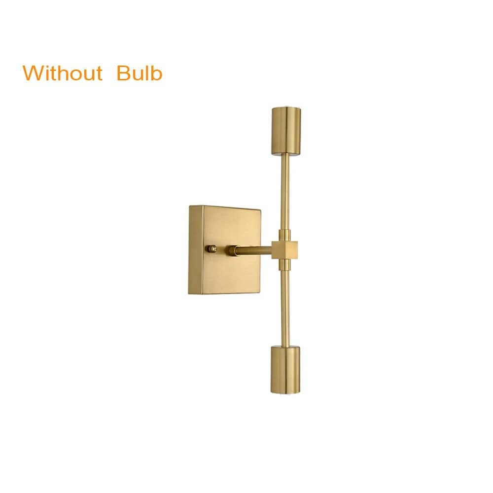 Applique murale Vintage 2 Bras - Style Rétro | Marco Lucetti Carré d&#39;or