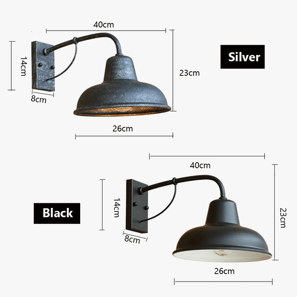 Applique murale vintage américaine pour extérieur et restaurant - Édition Spéciale | Marco Lucetti