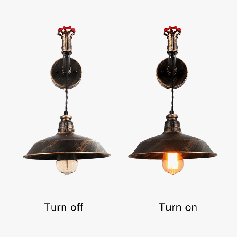 Applique murale Vintage avec abat-jour suspendu | Marco Lucetti