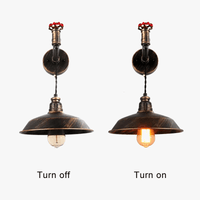 Applique murale Vintage avec abat-jour suspendu | Marco Lucetti