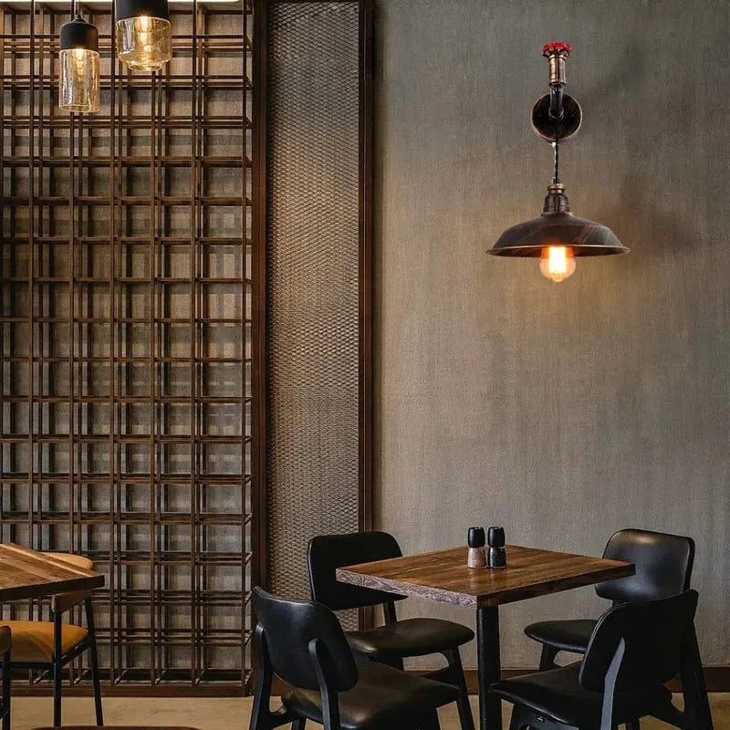 Applique murale Vintage avec abat-jour suspendu | Marco Lucetti