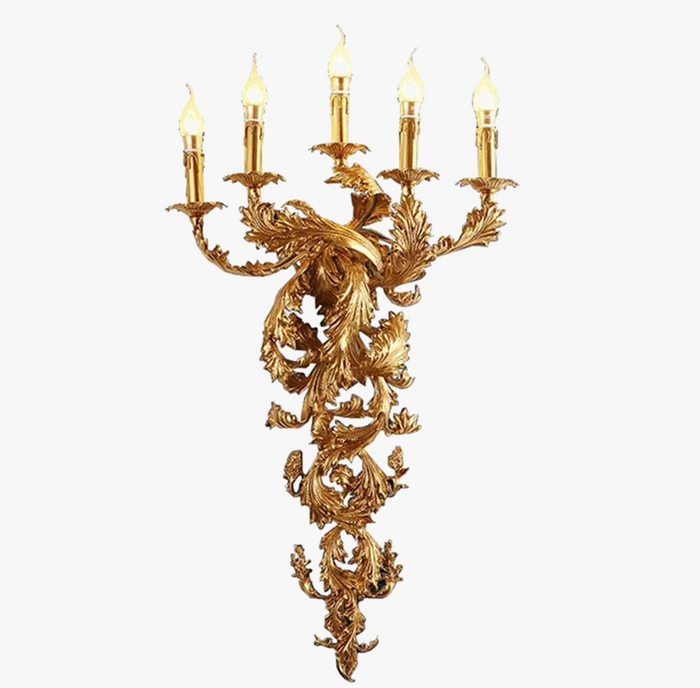 Applique murale de luxe Vintage - Éclairage sophistiqué pour hôtel, villa ou chambre