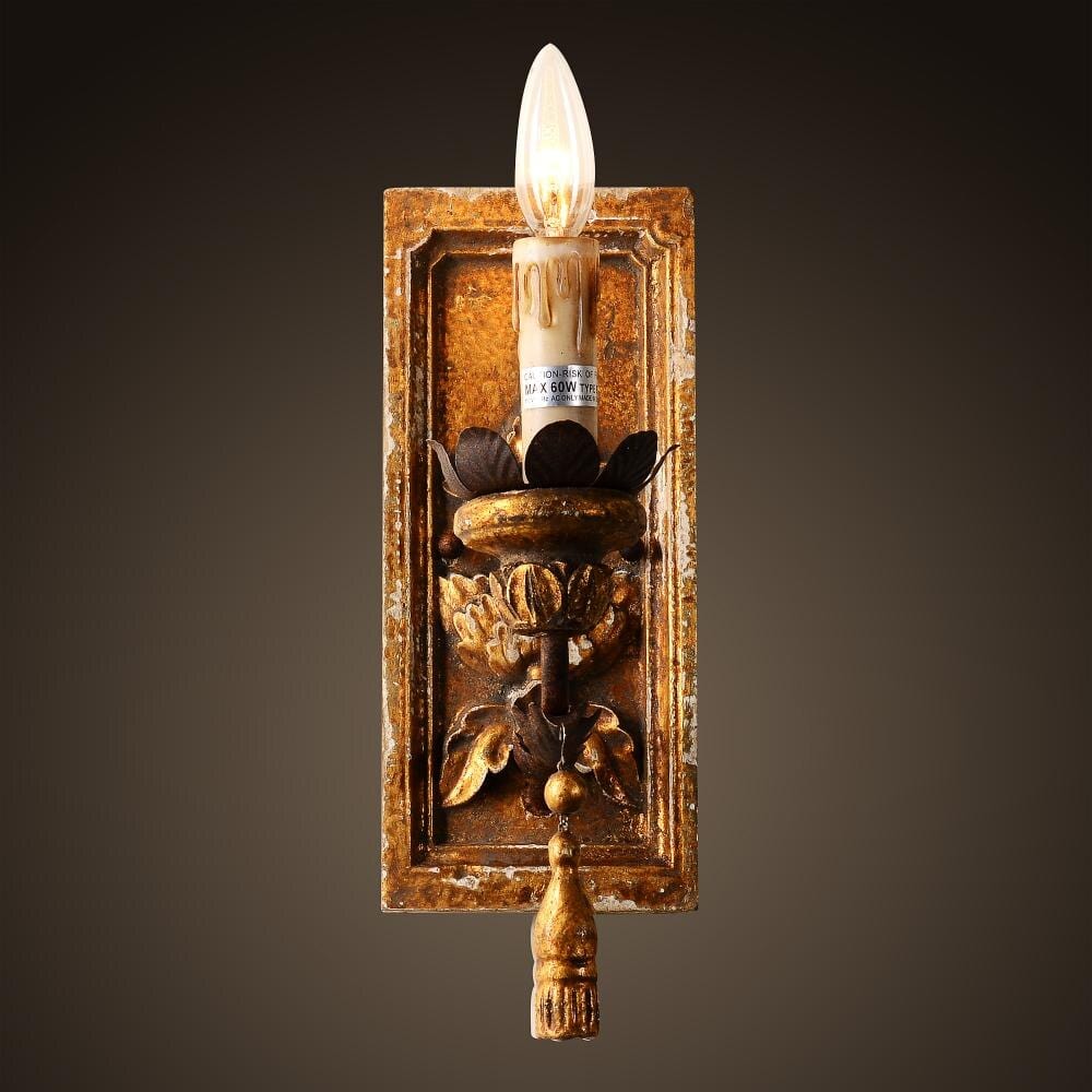 Applique murale vintage - Bougie Wella | Marco Lucetti