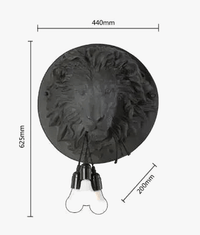 Applique murale vintage Bouledogue Charmant en résine | Marco Lucetti