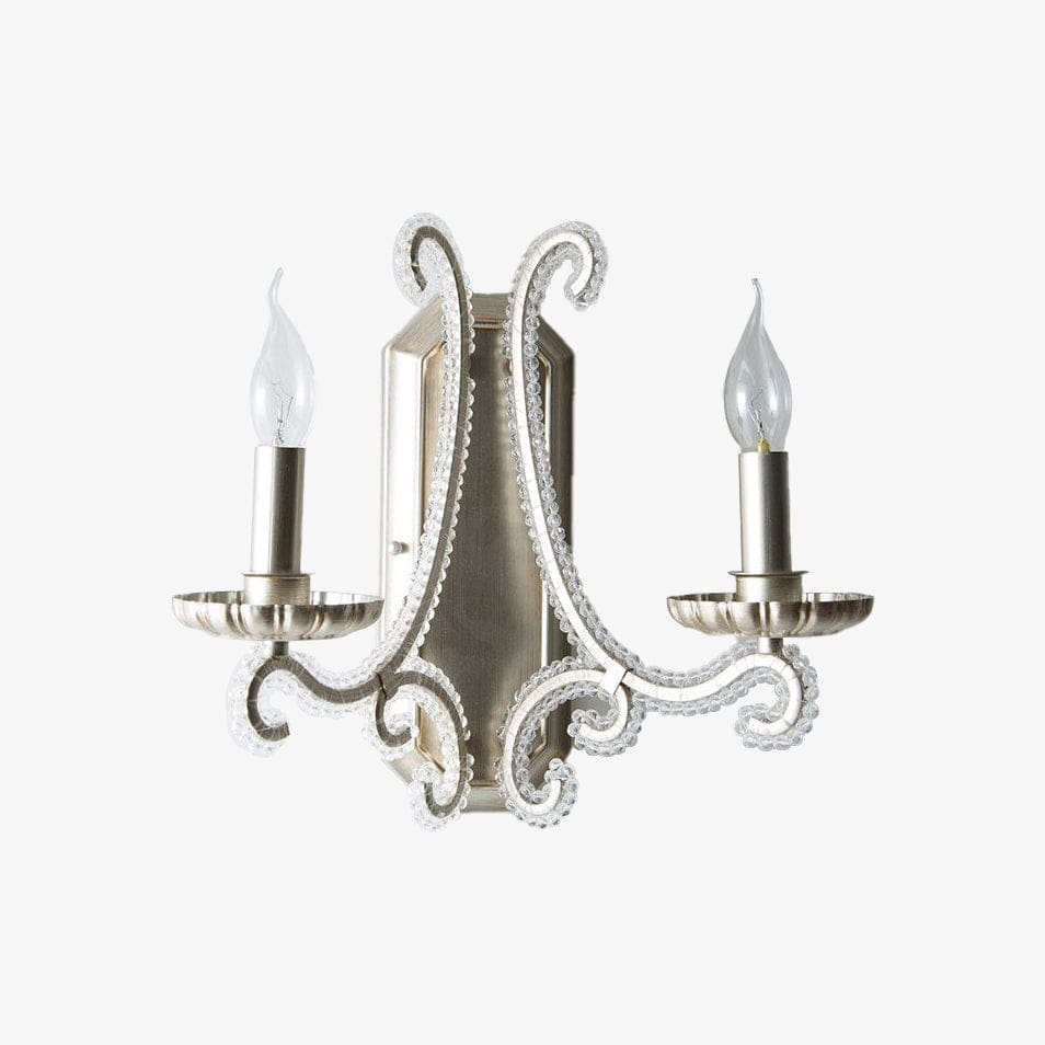 Applique murale vintage Calia Home | Marco Lucetti A - argenté / Chaude