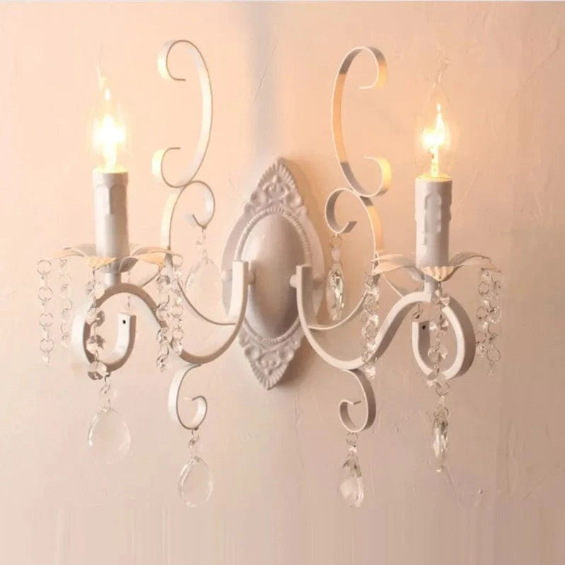 Applique murale Vintage Crystaluxe | Marco Lucetti Lumière blanche 2