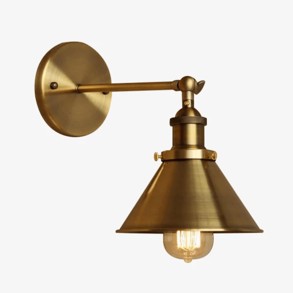 Applique murale vintage dorée effet cuivre | Marco Lucetti