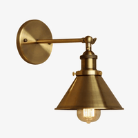 Applique murale vintage dorée effet cuivre | Marco Lucetti