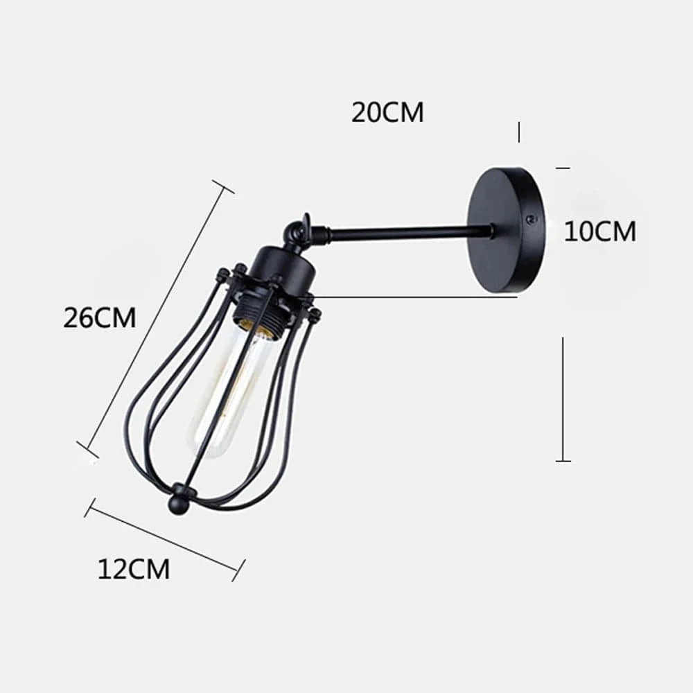 Applique murale Vintage E27 - Style Authentique | Marco Lucetti B