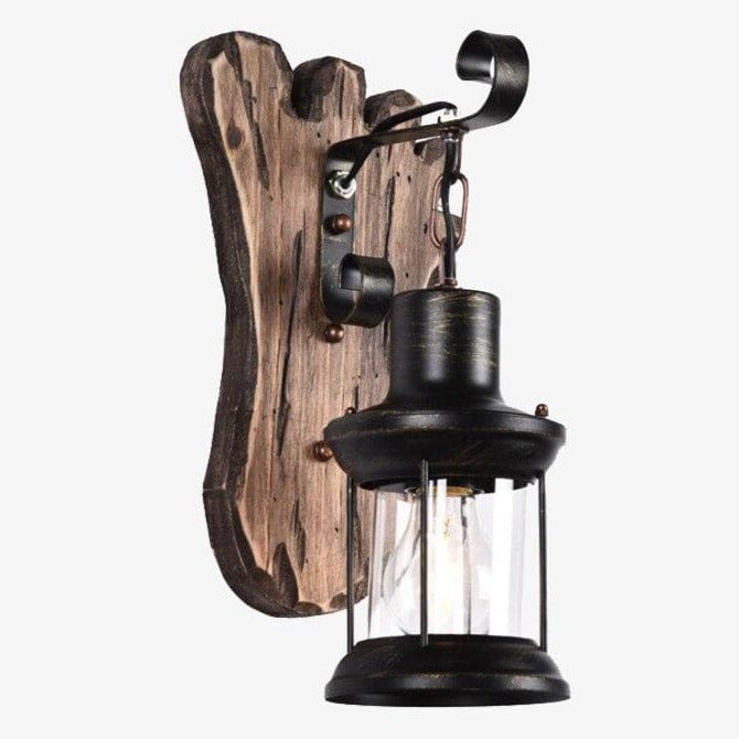 Applique murale vintage en bois et métal Ignase | Marco Lucetti D