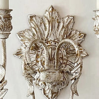 Applique murale Vintage en Bois Massif - Style Américain | Marco Lucetti