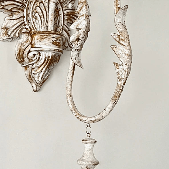 Applique murale Vintage en Bois Massif - Style Américain | Marco Lucetti