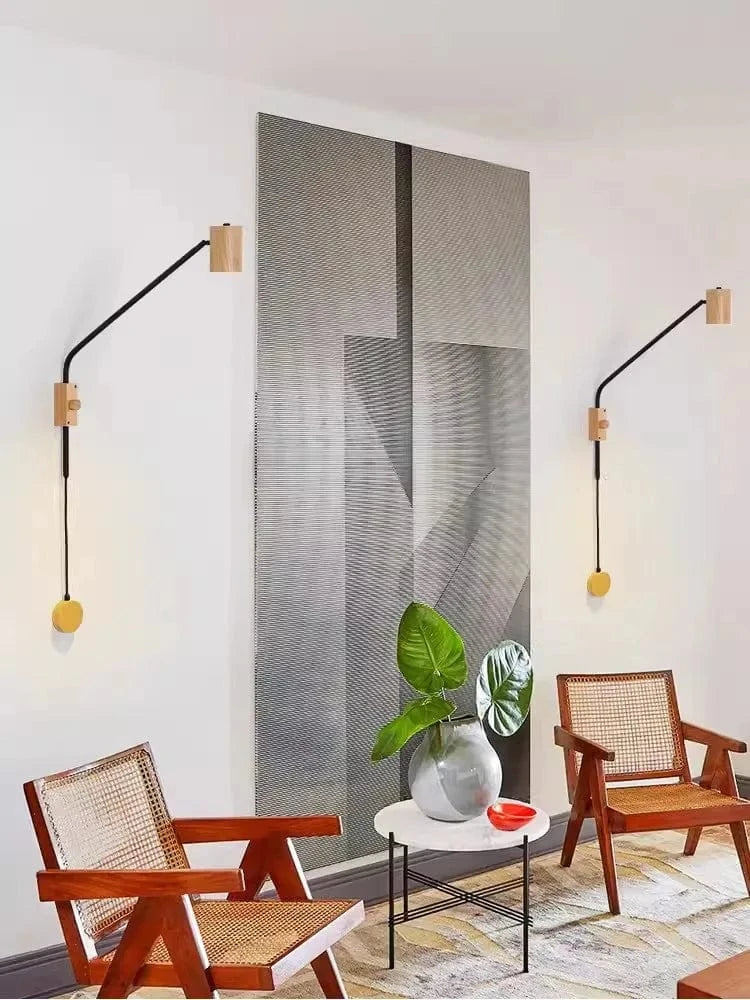 Applique Murale Vintage en Bois pour Hôtel et Café | Marco Lucetti