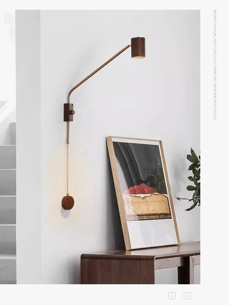 Applique Murale Vintage en Bois pour Hôtel et Café | Marco Lucetti