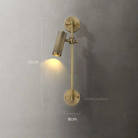 Applique murale vintage en cuivre | Marco Lucetti A