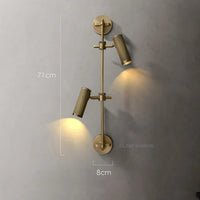 Applique murale vintage en cuivre | Marco Lucetti B