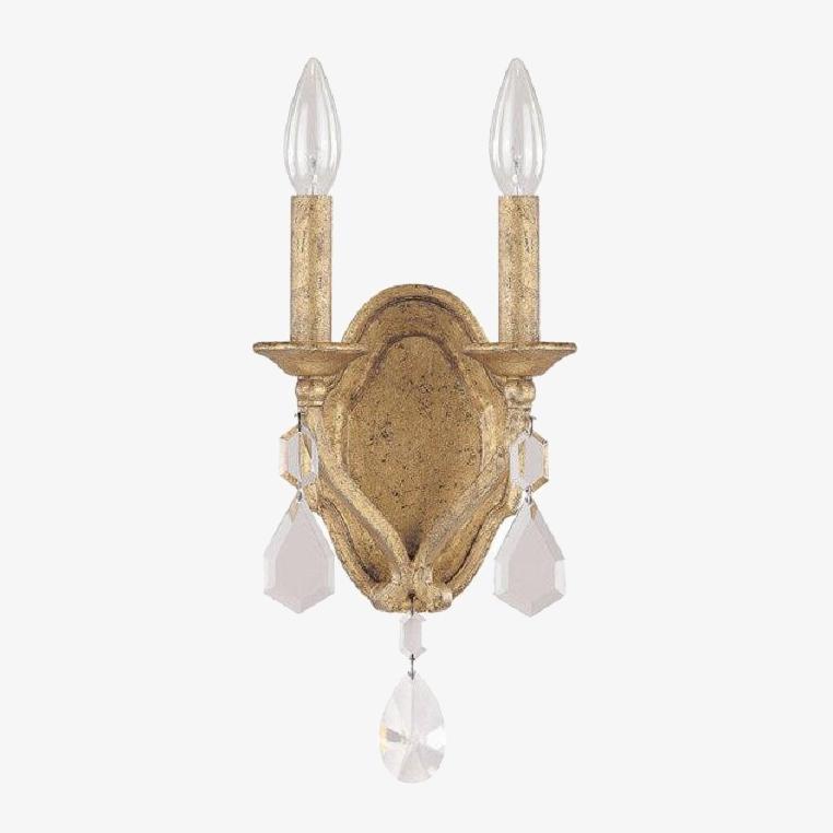Applique murale vintage en cristal Lopiane Candle