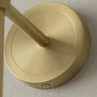 Applique murale Vintage en Laiton et Marbre Naturel. | Marco Lucetti