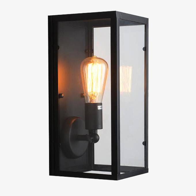 Applique murale Vintage en métal et verre | Marco Lucetti