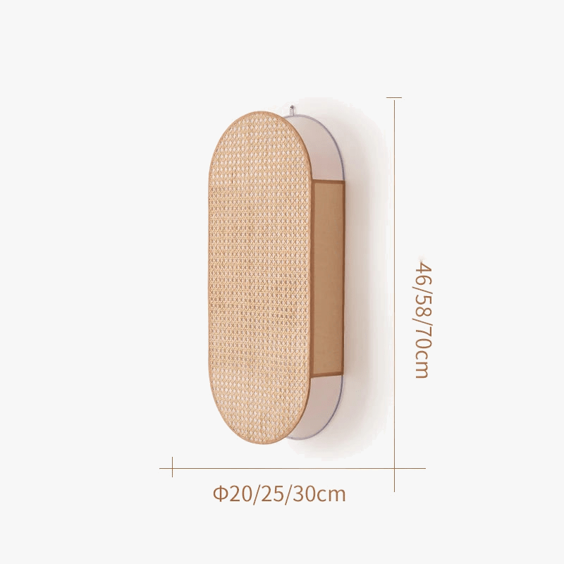 Applique murale vintage en rotin tissé main - Nouvelle collection Wabi Sabi | Marco Lucetti