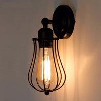 Applique murale vintage Esdrou en métal cage | Marco Lucetti