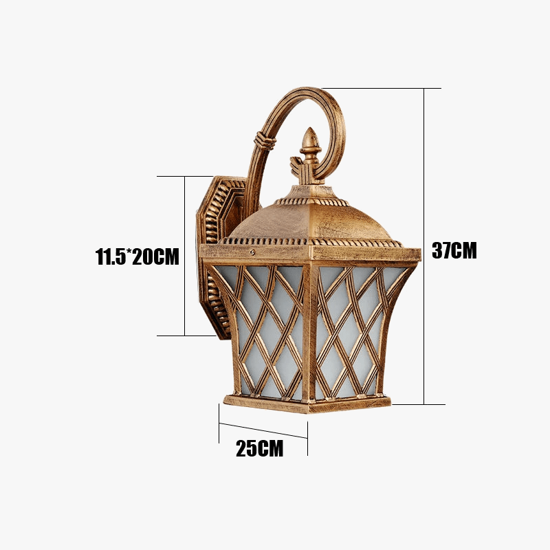 Applique murale Vintage Europe™ - Extérieur Étanche & Rustique | Marco Lucetti