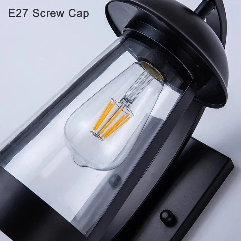 Applique murale vintage européenne étanche pour extérieur - Style élégant and pratique | Marco Lucetti