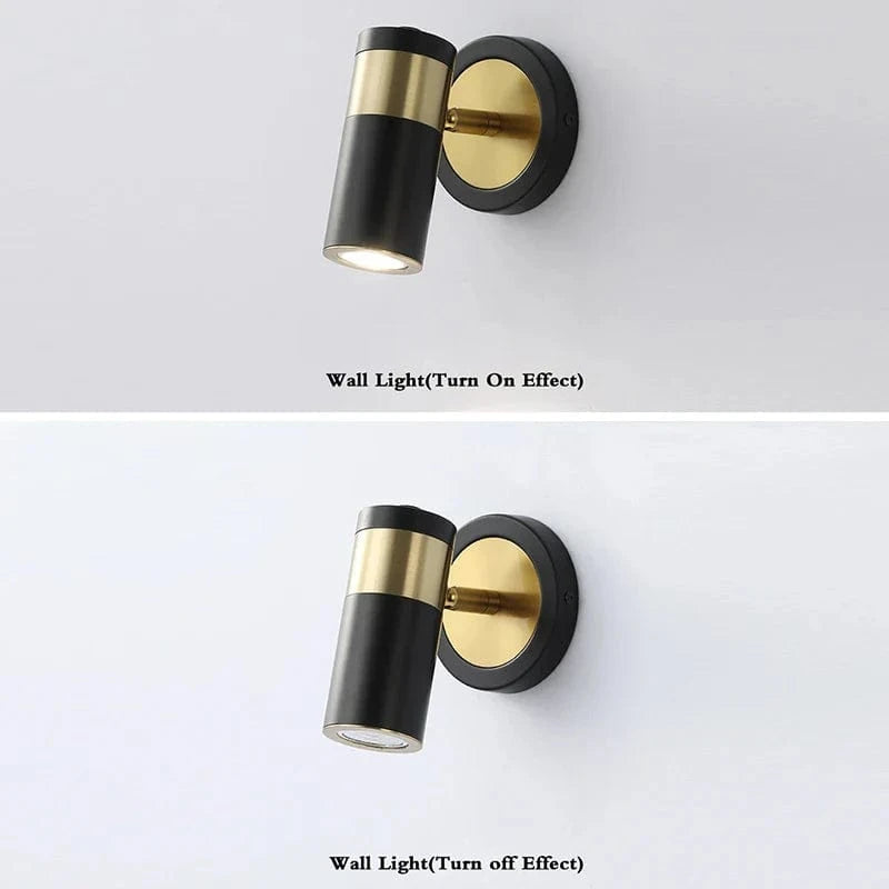 Applique murale vintage Fumi - Fini doré pour chambre à coucher | Marco Lucetti