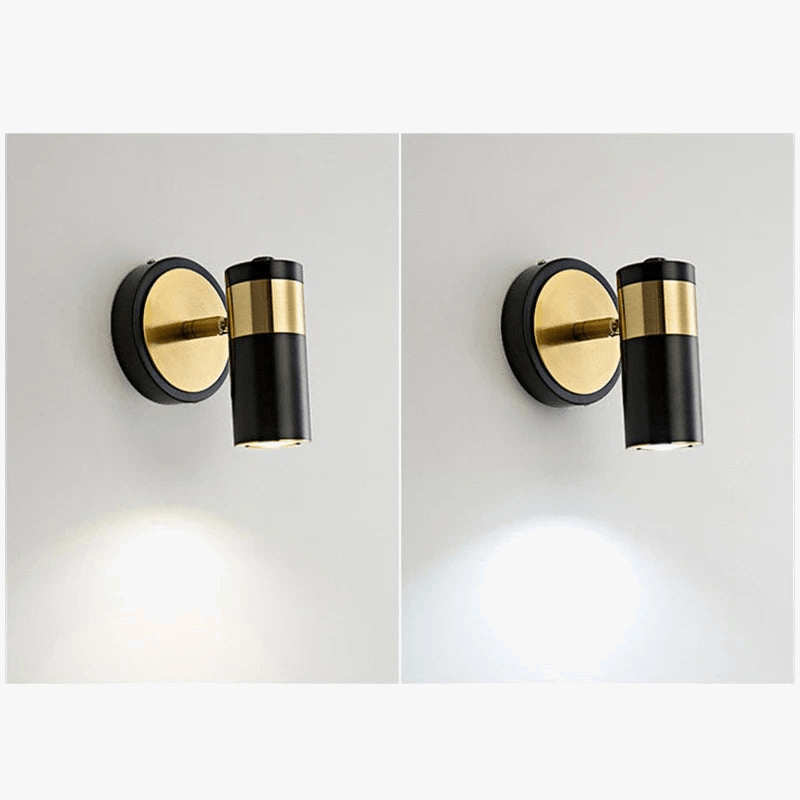 Applique murale vintage Fumi - Fini doré pour chambre à coucher | Marco Lucetti