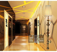 Applique Murale Vintage Industrielle avec Grand Abat-Jour en Tissu | Marco Lucetti